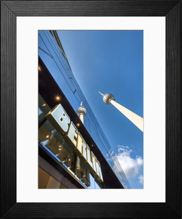 Framed Print : Reflection, TV Tower, Alexanderplatz, Berlin, Germany Framed Print : Reflection, TV Tower, Alexanderplatz, Berlin, Germany