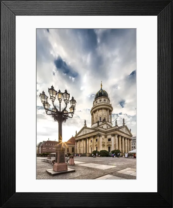 Framed Print : Franzaosischer Dom, Gendarmenmarkt, Berlin, Germany Framed Print : Franzaosischer Dom, Gendarmenmarkt, Berlin, Germany
