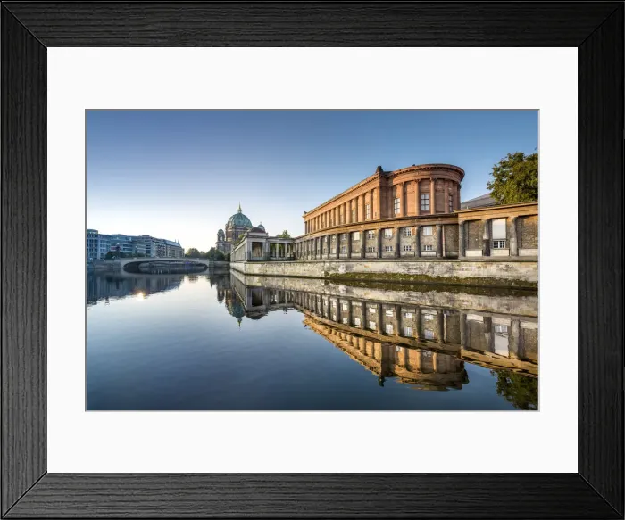 Framed Print : Berlin Dom, Alte Nationalgalerie and Spree River, Berlin, Germany