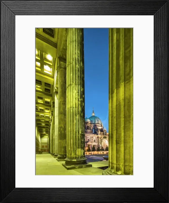 Framed Print : Altes Museum and Berlin Dom, Berlin, Germany Framed Print : Altes Museum and Berlin Dom, Berlin, Germany