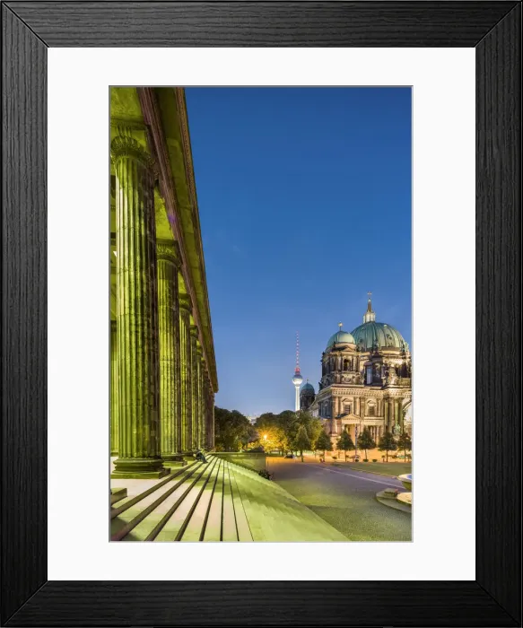 Framed Print : Altes Museum and Berlin Dom, Berlin, Germany Framed Print : Altes Museum and Berlin Dom, Berlin, Germany