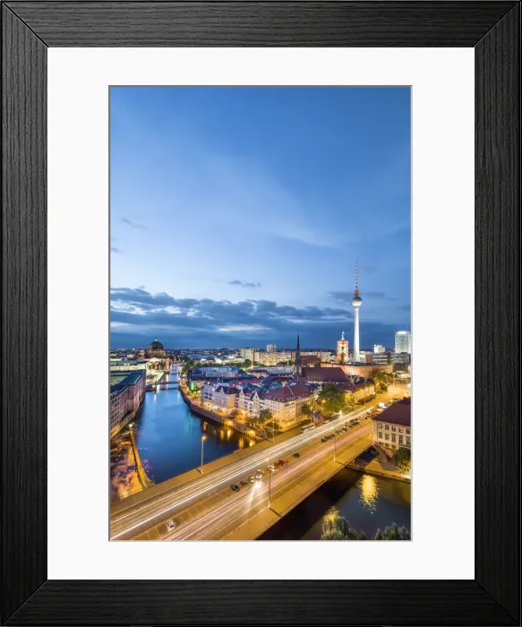Framed Print : Overview, Berlin Dom, Spree River and Television tower, Berlin, Germany Framed Print : Overview, Berlin Dom, Spree River and Television tower, Berlin, Germany