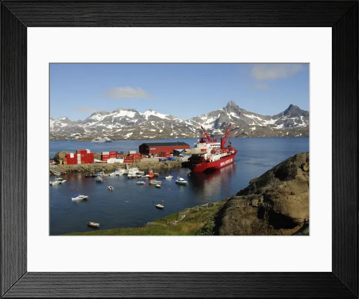 Framed Print : Houses, Tasiilaq, Ammassalik, Greenland Framed Print : Houses, Tasiilaq, Ammassalik, Greenland
