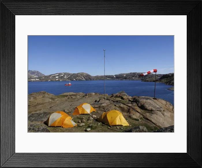 Framed Print : Camping, King Oscar Fjord, Tasiilaq, Ammassalik, Greenland Framed Print : Camping, King Oscar Fjord, Tasiilaq, Ammassalik, Greenland