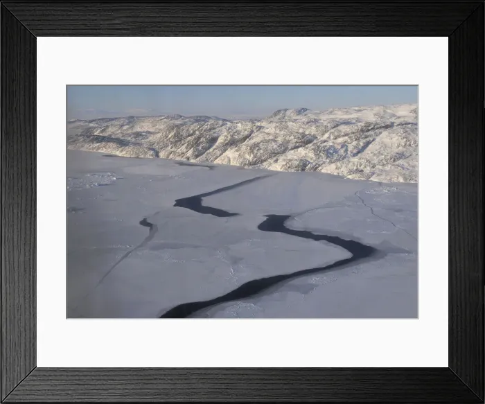 Framed Print : Icebergs off the Disko Peninsula, Greenland Framed Print : Icebergs off the Disko Peninsula, Greenland