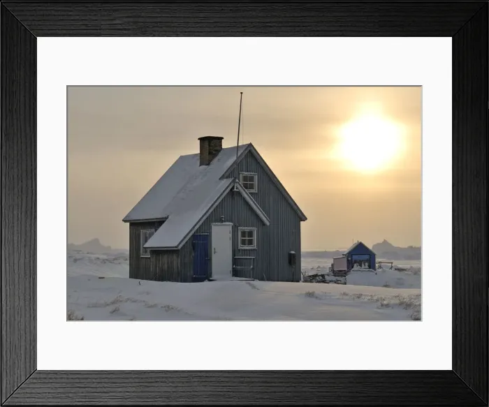 Framed Print : House at Rodebay, Ilulissat, Greenland Framed Print : House at Rodebay, Ilulissat, Greenland