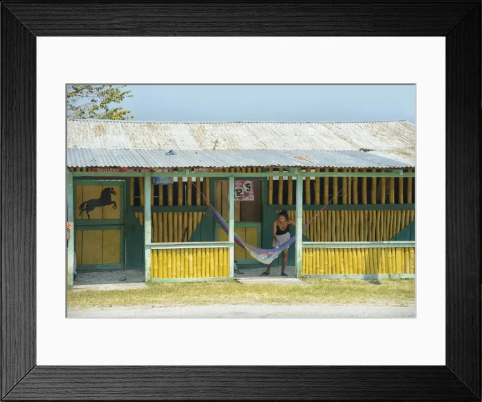 Framed Print : Woman and hammock near Yaxha Arecheologial site, Peten, Mundo Maya, Guatemala, Central Framed Print : Woman and hammock near Yaxha Arecheologial site, Peten, Mundo Maya, Guatemala, Central