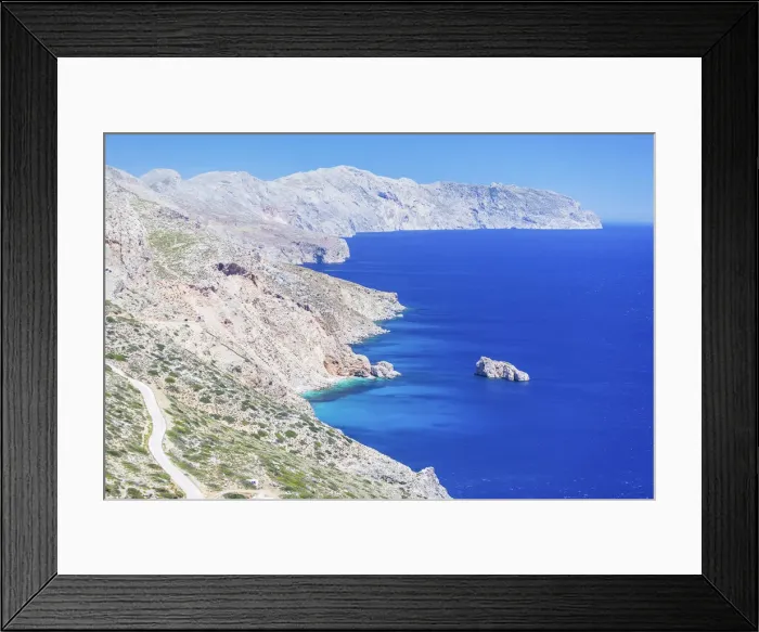 Framed Print : Amorgos island coastline, Amorgos, Cyclades Islands, Greece Framed Print : Amorgos island coastline, Amorgos, Cyclades Islands, Greece