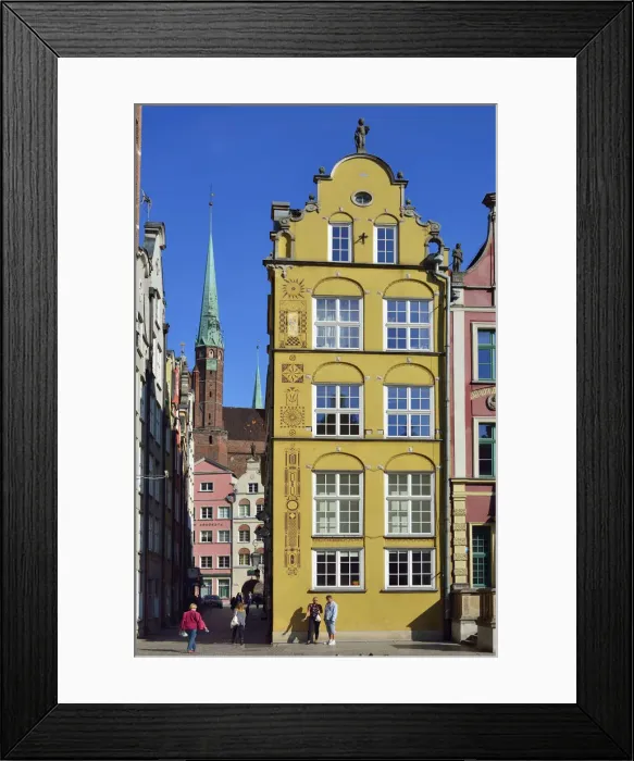 Framed Print : House at the Dlugi Targ (Long Market street). Gdansk, Poland Framed Print : House at the Dlugi Targ (Long Market street). Gdansk, Poland