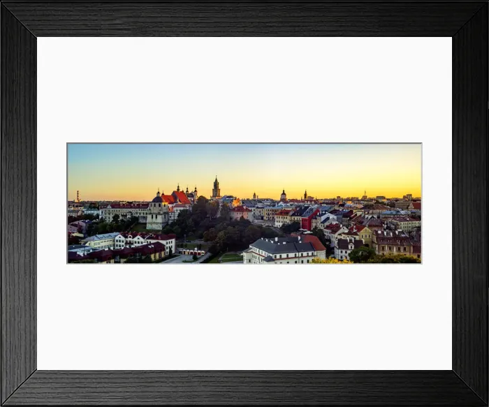 Framed Print : Poland, Lublin Voivodeship, City of Lublin, Old Town Skyline at sunset Framed Print : Poland, Lublin Voivodeship, City of Lublin, Old Town Skyline at sunset
