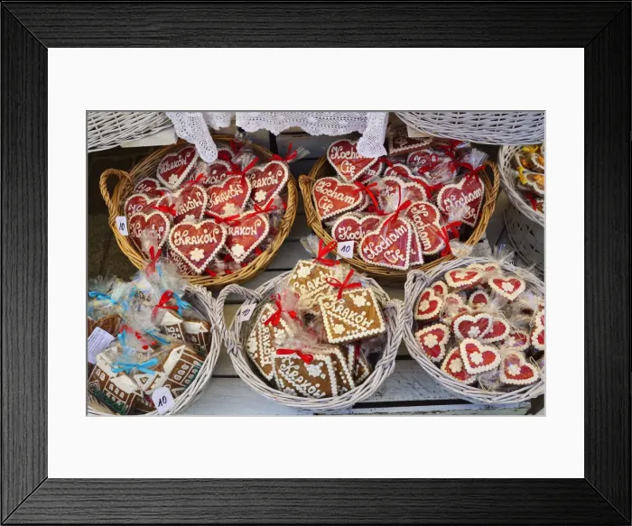 Framed Print : Traditional polish cakes. Krakow, Poland Framed Print : Traditional polish cakes. Krakow, Poland