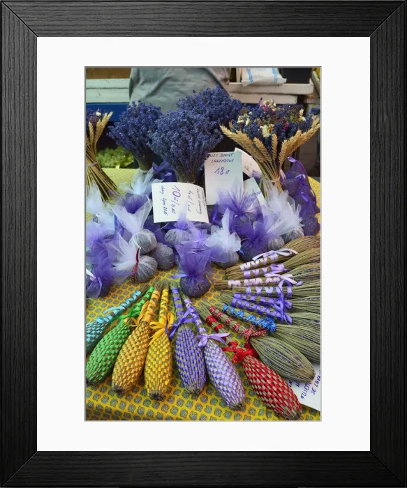 Framed Print : Lavender in the market. Krakow, Poland