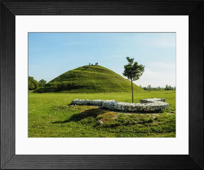 Framed Print : Poland, Lesser Poland Voivodeship, Cracow, Podgorze District, Krakus Mound Framed Print : Poland, Lesser Poland Voivodeship, Cracow, Podgorze District, Krakus Mound