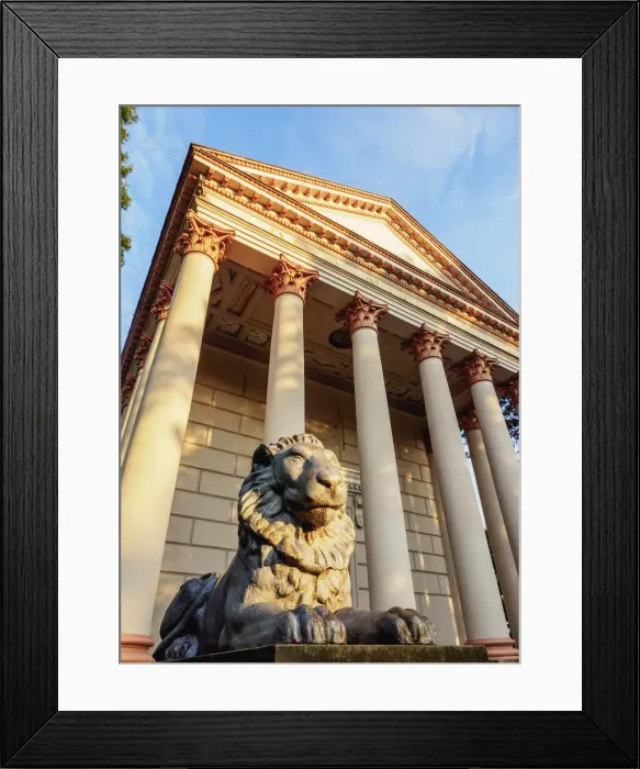 Framed Print : Poland, Greater Poland, Rogalin, St. Marcellinus Church with the Raczynski Mausoleum Framed Print : Poland, Greater Poland, Rogalin, St. Marcellinus Church with the Raczynski Mausoleum
