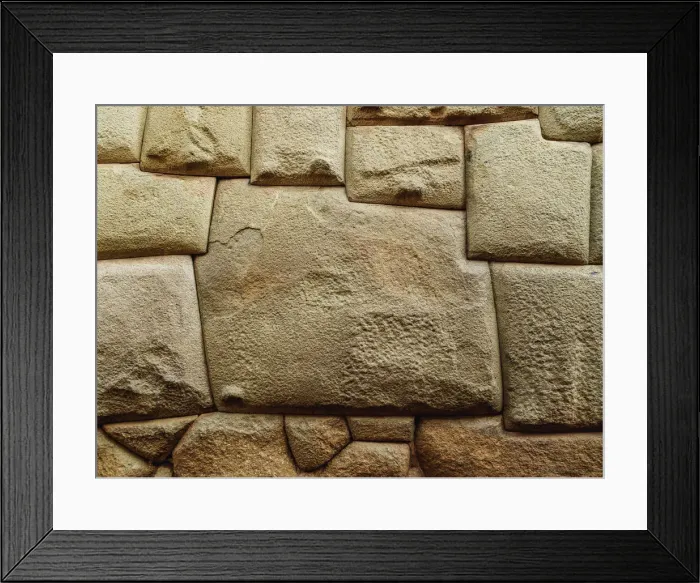 Framed Print : Twelve Angled Stone, Inca Stonework, Hatunrumiyoc Street, Cusco, Peru Framed Print : Twelve Angled Stone, Inca Stonework, Hatunrumiyoc Street, Cusco, Peru