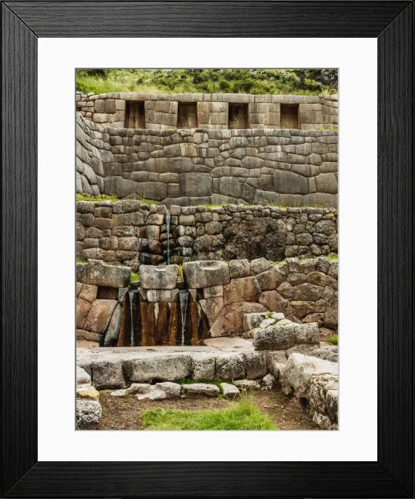 Framed Print : Tambomachay Ruins, Cusco Region, Peru Framed Print : Tambomachay Ruins, Cusco Region, Peru