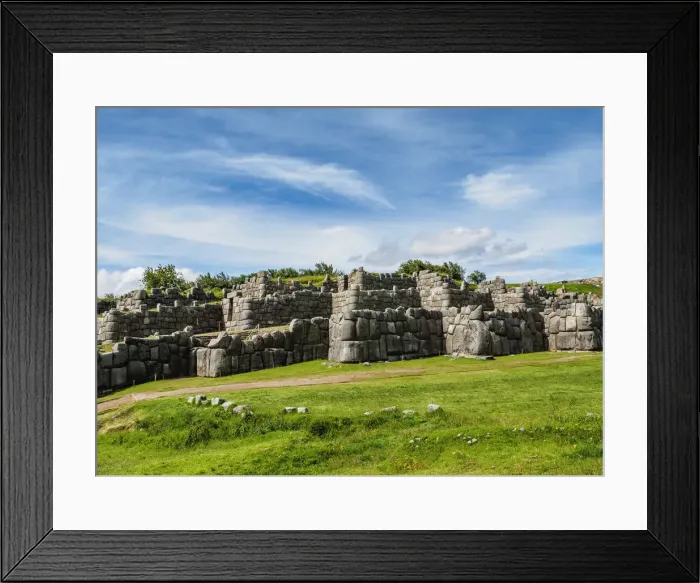 Framed Print : Sacsayhuaman Ruins, Cusco Region, Peru Framed Print : Sacsayhuaman Ruins, Cusco Region, Peru