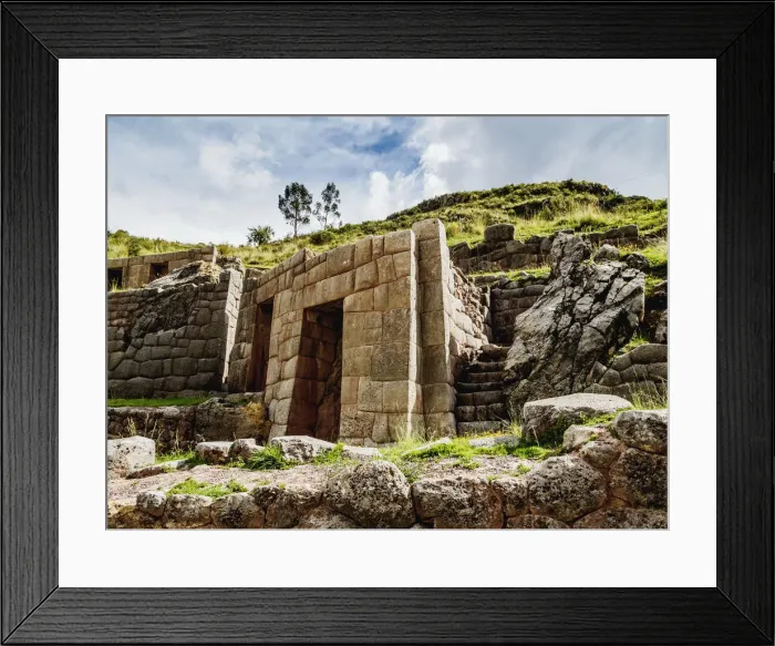 Framed Print : Tambomachay Ruins, Cusco Region, Peru Framed Print : Tambomachay Ruins, Cusco Region, Peru