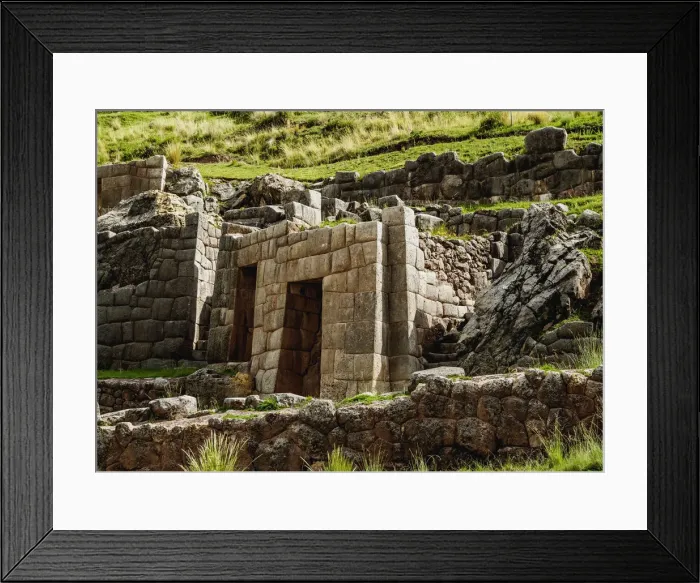Framed Print : Tambomachay Ruins, Cusco Region, Peru Framed Print : Tambomachay Ruins, Cusco Region, Peru