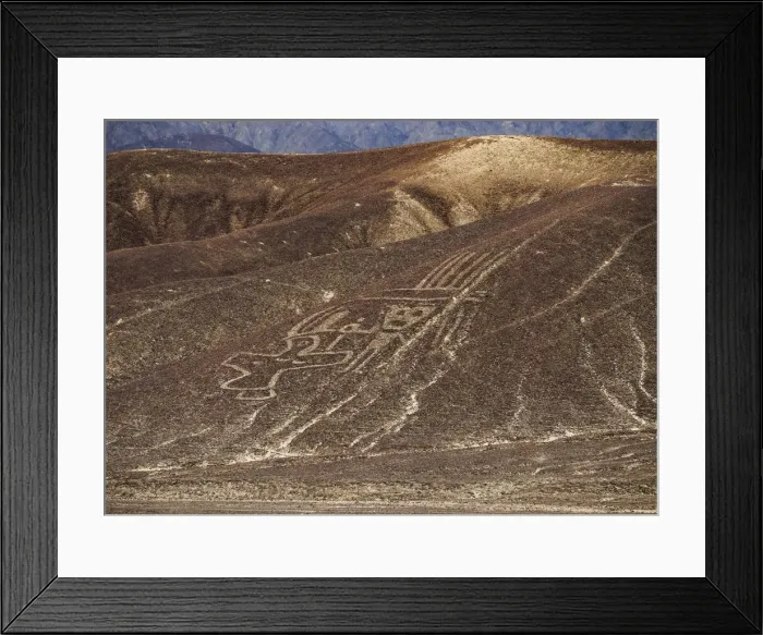 Framed Print : The Paracas Family Geoglyph, Palpa, Ica Region, Peru Framed Print : The Paracas Family Geoglyph, Palpa, Ica Region, Peru