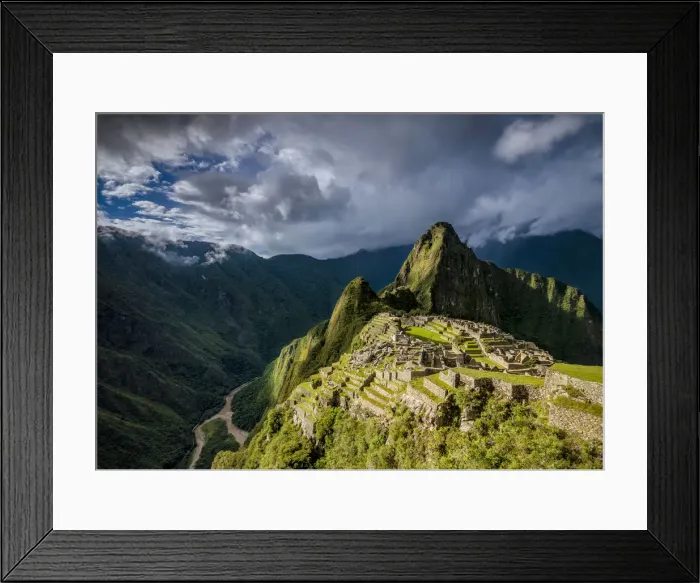 Framed Print : Machu Picchu Ruins, Cusco Region, Peru Framed Print : Machu Picchu Ruins, Cusco Region, Peru