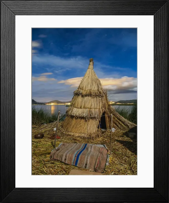 Framed Print : Uros Floating Island, Lake Titicaca, Puno Region, Peru Framed Print : Uros Floating Island, Lake Titicaca, Puno Region, Peru