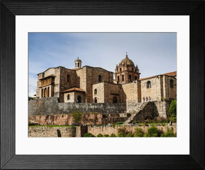 Framed Print : Qoricancha Ruins and Santo Domingo Convent, Cusco, Peru Framed Print : Qoricancha Ruins and Santo Domingo Convent, Cusco, Peru