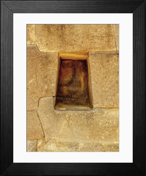 Framed Print : Trapezoidal niche, Ollantaytambo, Sacred Valley, Cusco Region, Peru Framed Print : Trapezoidal niche, Ollantaytambo, Sacred Valley, Cusco Region, Peru