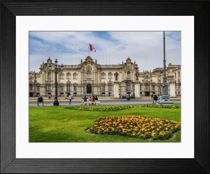 Framed Print : Government Palace, Plaza de Armas, Lima, Peru Framed Print : Government Palace, Plaza de Armas, Lima, Peru