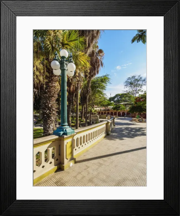 Framed Print : Promenade in Huacachina, Ica Region, Peru Framed Print : Promenade in Huacachina, Ica Region, Peru