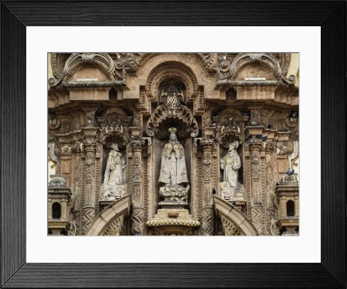 Framed Print : Monastery of San Francisco, detailed view, Old Town, Lima, Peru Framed Print : Monastery of San Francisco, detailed view, Old Town, Lima, Peru