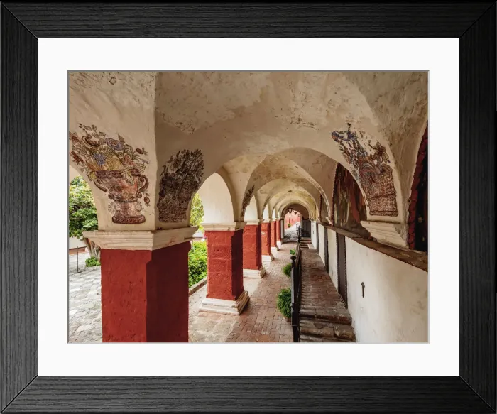 Framed Print : Great Cloister, Santa Catalina Monastery, Arequipa, Peru Framed Print : Great Cloister, Santa Catalina Monastery, Arequipa, Peru