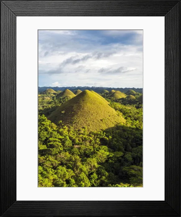 Framed Print : Asia, South East Asia, Philippines, Central Visayas, Bohol, Chocolate hills Framed Print : Asia, South East Asia, Philippines, Central Visayas, Bohol, Chocolate hills