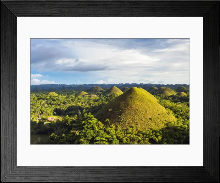 Framed Print : Asia, South East Asia, Philippines, Central Visayas, Bohol, Chocolate hills Framed Print : Asia, South East Asia, Philippines, Central Visayas, Bohol, Chocolate hills