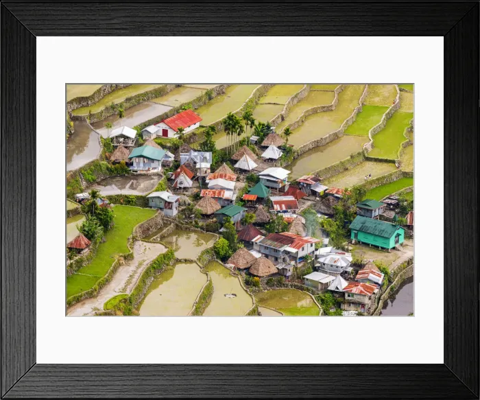 Framed Print : Asia, South East Asia, Philippines, Luzon, Batad Framed Print : Asia, South East Asia, Philippines, Luzon, Batad