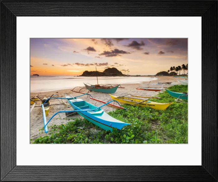 Framed Print : Asia, South East Asia, Philippines, Mimaropa, Palawan, El Nido, Nacpan Beach Framed Print : Asia, South East Asia, Philippines, Mimaropa, Palawan, El Nido, Nacpan Beach