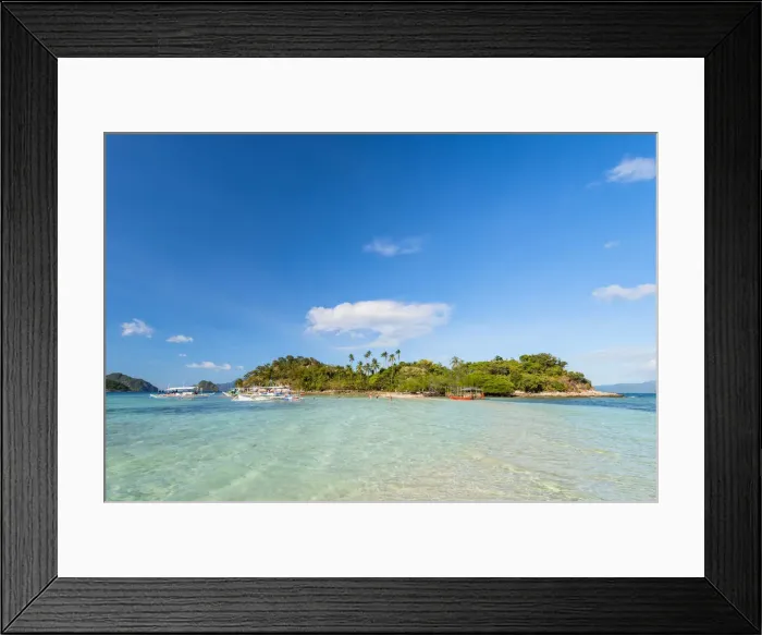 Framed Print : Asia, South East Asia, Philippines, Mimaropa, Palawan, El Nido, Bacuit Bay