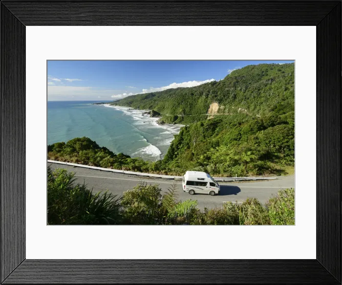 Framed Print : Oceania, New Zealand, Aotearoa, South Island, West Coast, Paparoa Coast, Highway Framed Print : Oceania, New Zealand, Aotearoa, South Island, West Coast, Paparoa Coast, Highway