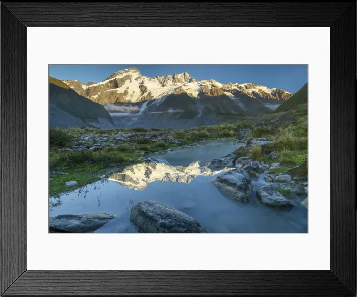 Framed Print : Oceania, New Zealand, Aotearoa, South Island, Mount Cook National Park, Mount Sefton Framed Print : Oceania, New Zealand, Aotearoa, South Island, Mount Cook National Park, Mount Sefton
