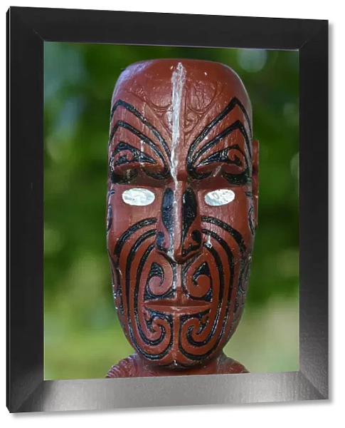 Oceania, New Zealand, Aotearoa, North Island, Rotorua, Government Park, Maori carving
