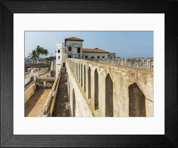 Framed Print : Africa, Ghana, Elmina Castle was erected by the Portuguese in 1482 as SA£o Jorge da Framed Print : Africa, Ghana, Elmina Castle was erected by the Portuguese in 1482 as SA£o Jorge da