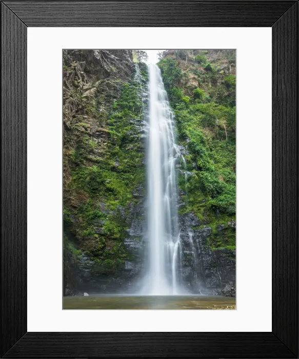 Framed Print : Africa, Ghana, Volta Region. the Wli waterfall Framed Print : Africa, Ghana, Volta Region. the Wli waterfall