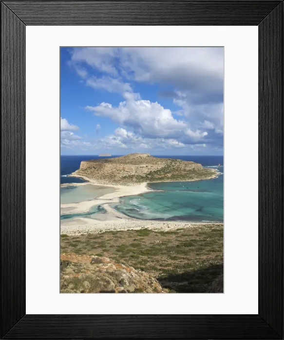 Framed Print : Balos Beach, Gramvousa Peninsula, Crete, Greece Framed Print : Balos Beach, Gramvousa Peninsula, Crete, Greece