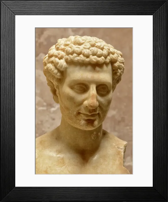 Framed Print : Statue in the Archeological Museum, Chania, Crete, Greece, Europe Framed Print : Statue in the Archeological Museum, Chania, Crete, Greece, Europe