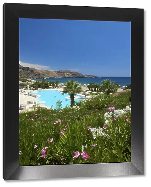 Swimming Pool at Damnoni Beach near Plakias, Crete, Greece