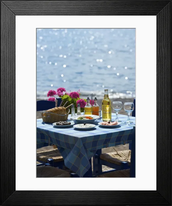 Framed Print : Tavern in Kato Zakros, East Coast, Crete, Greece Framed Print : Tavern in Kato Zakros, East Coast, Crete, Greece