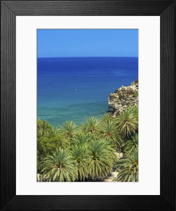Framed Print : Vai Beach, East Coast, Crete, Greece Framed Print : Vai Beach, East Coast, Crete, Greece