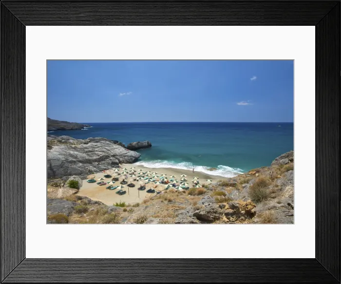 Framed Print : Amoudi Beach near Plakias, Crete, Greece Framed Print : Amoudi Beach near Plakias, Crete, Greece