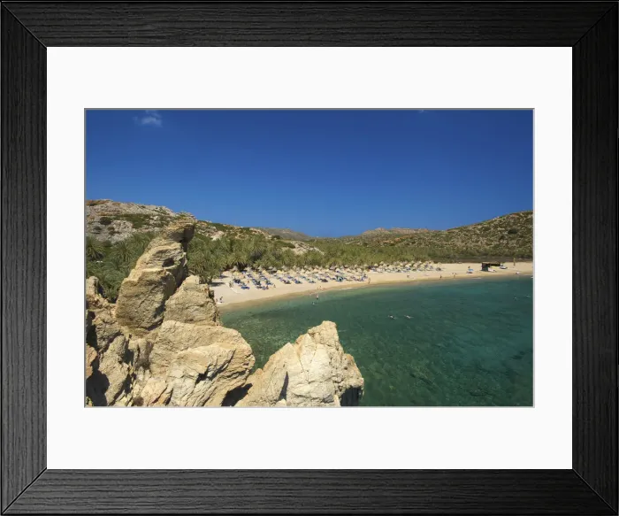 Framed Print : Vai Beach, East Coast, Crete, Greece Framed Print : Vai Beach, East Coast, Crete, Greece