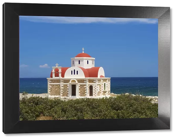 Church, Mirambellou Bay near Agios Nikolaos, Crete, Greece
